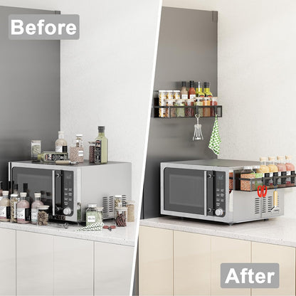 Magnetic Spice Rack for Refrigerator(2 Pack)
